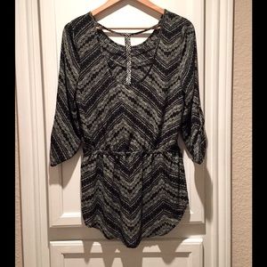 Maurice's 3/4 Gathered Sleeve Blouse
